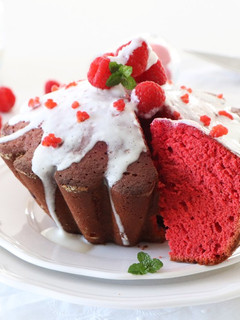 Foto de Bolo de Iogurte e Framboesas