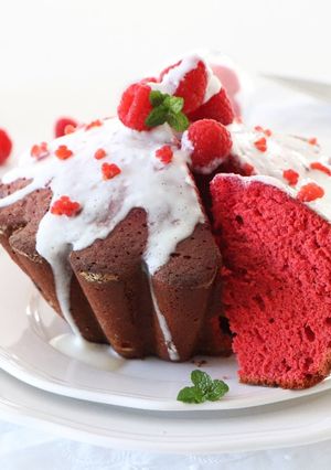 Foto de Bolo de Iogurte e Framboesas