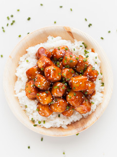 Una foto de Tofu General Tso