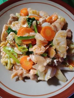 Foto resep Capjay goreng simpel