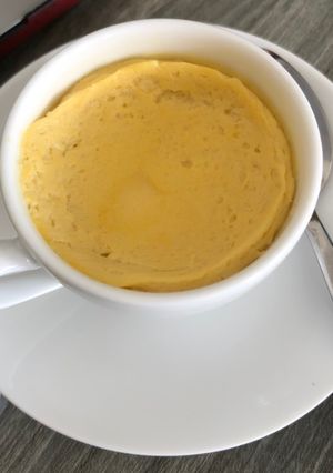Hình của món Ăn dặm: Bánh flan sầu riêng.