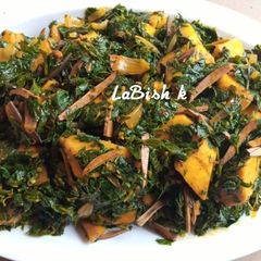 A picture of JI AGWORUAGWO (Vegetable Yam).