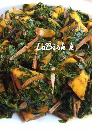 A picture of JI AGWORUAGWO (Vegetable Yam).