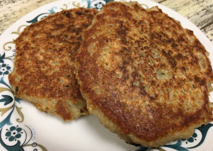 Easy Potato Fritters with Oat flour