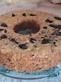 Budín de queso crema y oreo