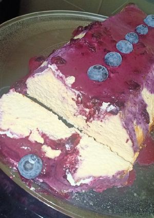 Una foto de Tarta de queso sin azúcar/Keto/Lowcarb/Paleo