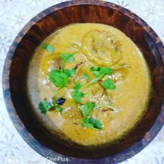 A picture of ALOO ki KADHI.