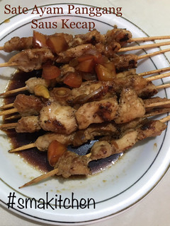 Foto resep Sate Ayam Panggang Saus Kecap