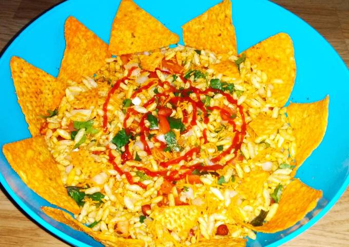 Bhel puri(papadi) / bhel poori chaat Recipe