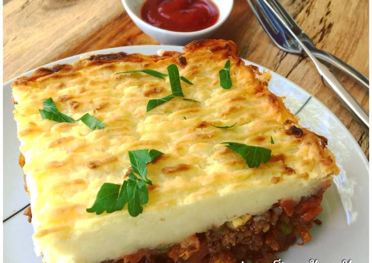 Steps to Prepare Super Quick Homemade Shepherd&#39;s pie