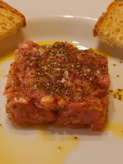 Una foto de Steak Tàrtar de filet de vedella