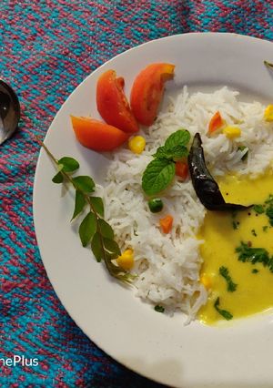 કઢી અને વેજ રાઈસ રેસીપી મુખ્ય ફોટો