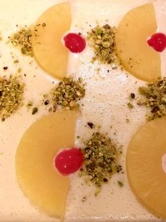 صورة لوصفة حلى الأناناس بالقشدة