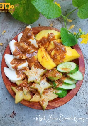 Foto resep Rujak Buah Sambal Kacang