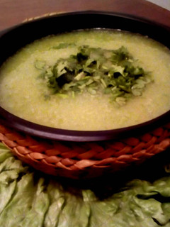 Una foto de Crema de Lechuga