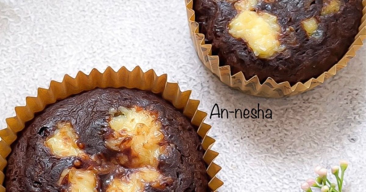 Brownies Pisang Keju (Takaran sendok Tanpa Mikser)