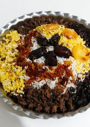 عکسی از دستور عدس پلو