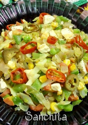 A picture of Five Pepper Salad.