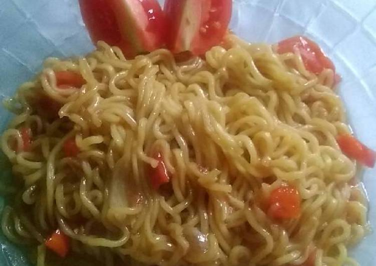 Resep mie goreng pedas Anti Gagal