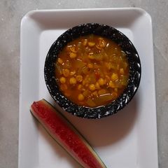 A picture of Watermelon Gram dal Curry.