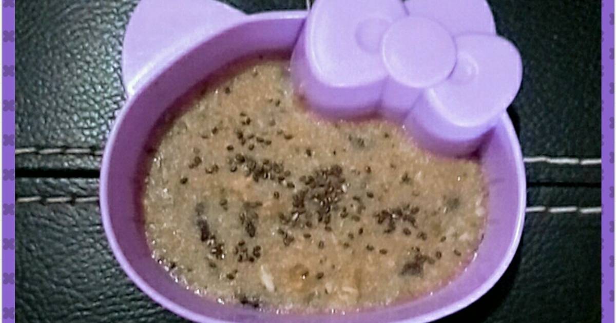 Resep Mpasi 6 Bulan Bubur Belut Beras Merah Oleh Dapur Bunda Cookpad