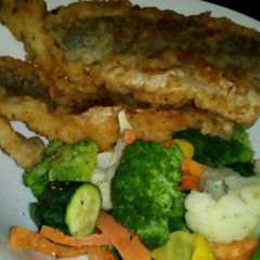 A picture of Mixed veg and Fish.
