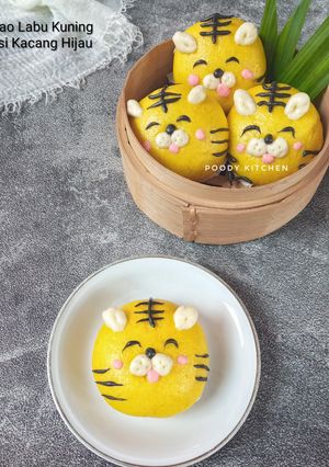 Foto resep Pao Labu Kuning Karakter Isi Kacang Hijau