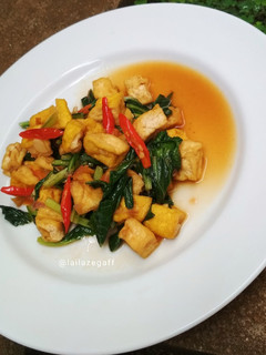 Foto resep Tumis Tahu Sawi Hijau