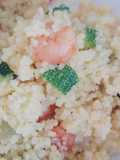 Cous cous zucchine e gamberetti