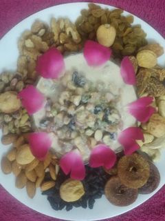 મિક્સ ડ્રાય ફ્રુટ ક્રીમી ડેઝર્ટ રેસીપી મુખ્ય ફોટો