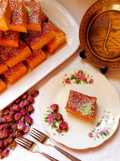 عکسی از دستور کیک شربتی