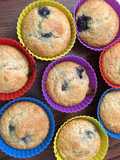 Blueberry Cornbread Muffins