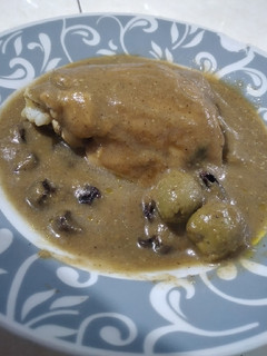 Una foto de Estofado verde de pollo