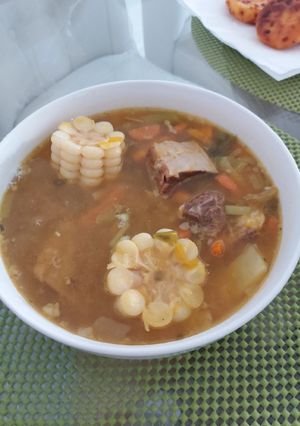 Una foto de Sopa de costilla Venezolana🇻🇪