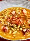 Verdinas con pulpo y calamar 🦑 en olla de cocción lenta (crockpot)