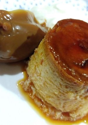 Una foto de Flan casero 🍮😋
