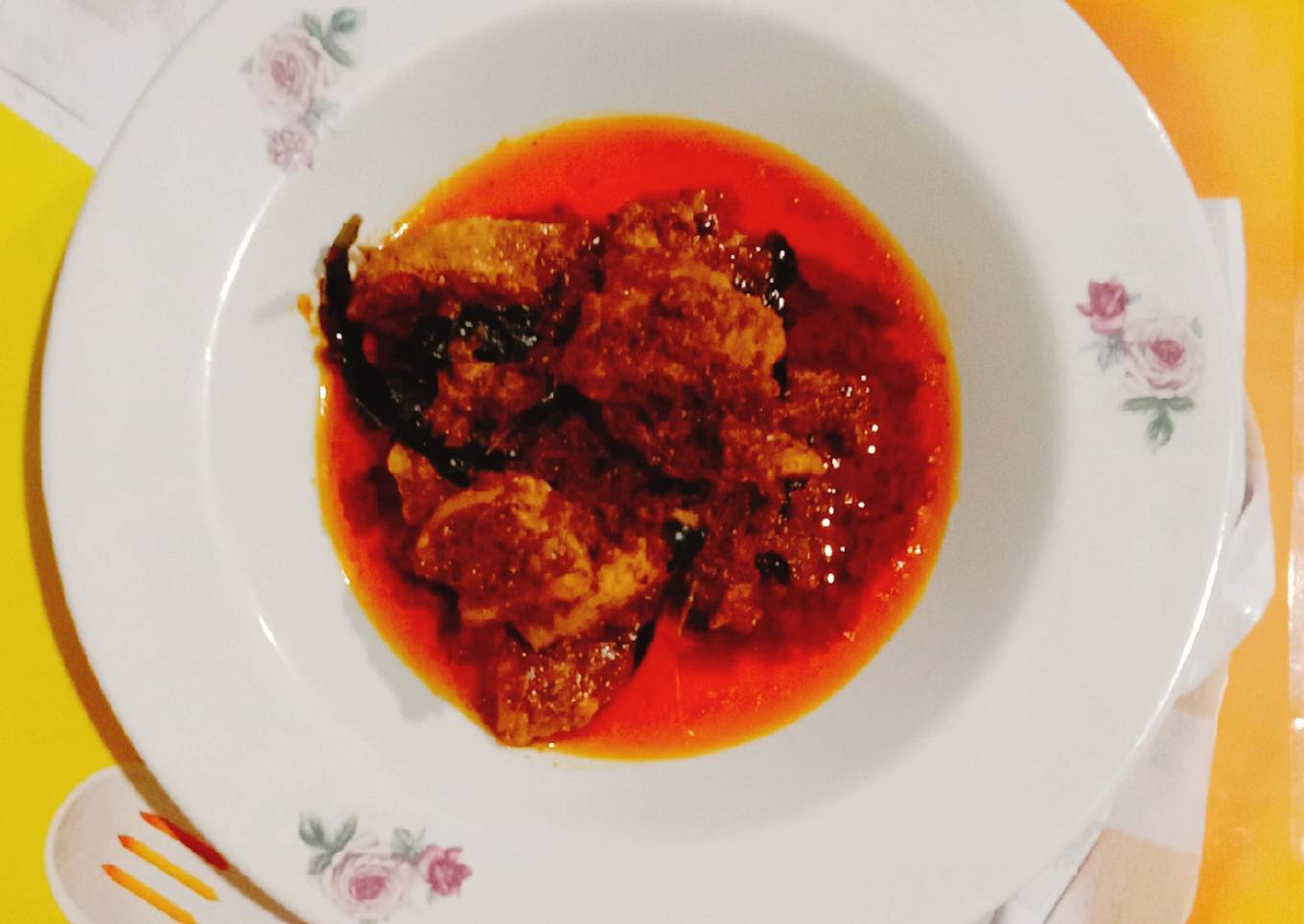 "Rendang daging sederhana"ππ❤️