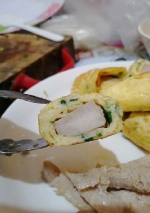 รูปของ อกไก่ไข่ม้วน