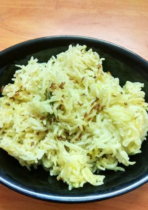 A picture of Jeera rice.