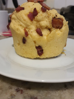 Una foto de Tortita salada con pancetas