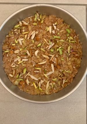 A picture of Coconut Apple Barfi.