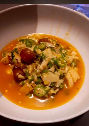 A picture of Simple Okro Soup.