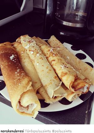 Túrós palacsinta recept fotója