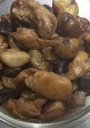 栗子香菇燒雞 的食譜成品照片
