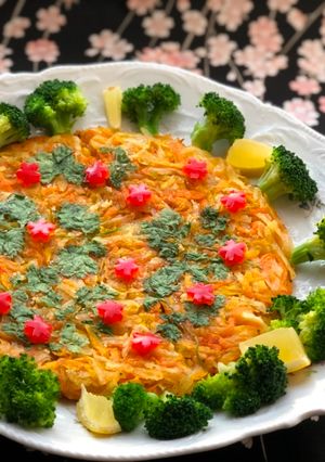 A picture of Potato Carrot Pumpkin 🌿Cake Salad.
