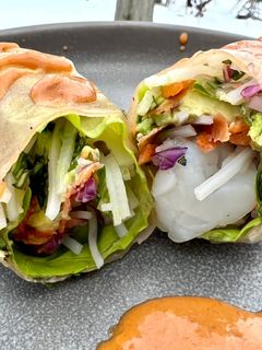 A picture of Shrimp Spring Rolls.