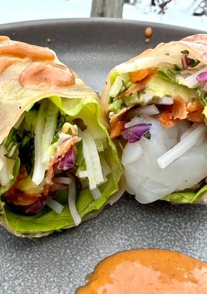 A picture of Shrimp Spring Rolls.