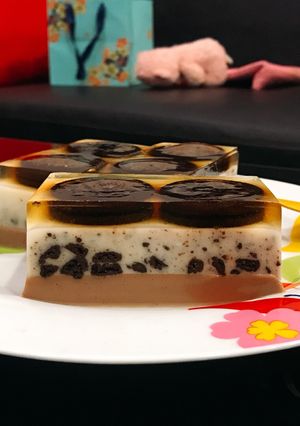 Foto resep Puding Lapis Oreo Milo