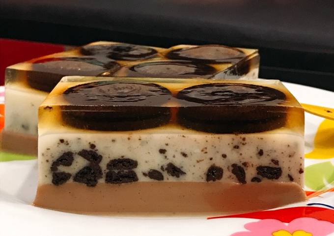 Puding Lapis Oreo Milo