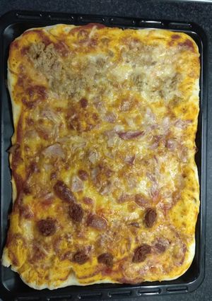 Una foto de Pizza